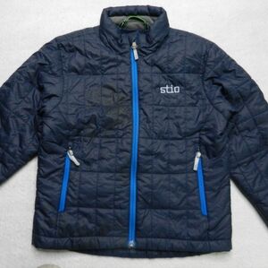 Stio Jacket Coat Kids Size 6 Navy Blue Quilted Puffer Insulated Ski Performance